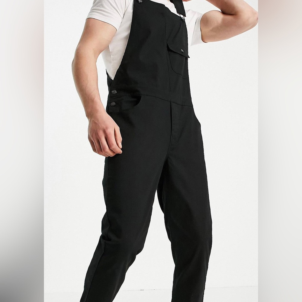 ASOS Denim Skinny Overalls